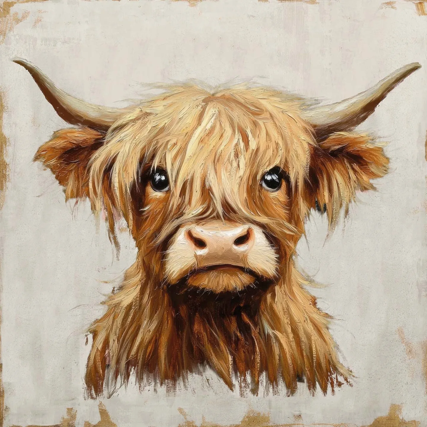 image LAND Gemälde Cattle | Schubiger Möbel