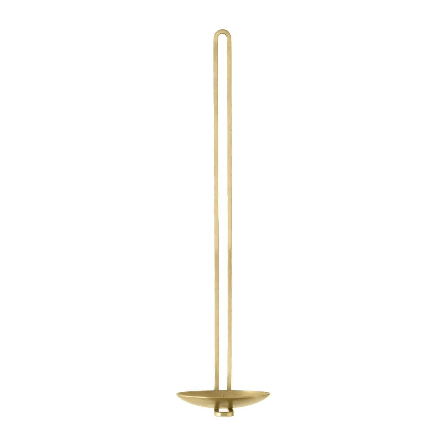 Audo Copenhagen Clip Kerzenständer Wand 34 cm Messing