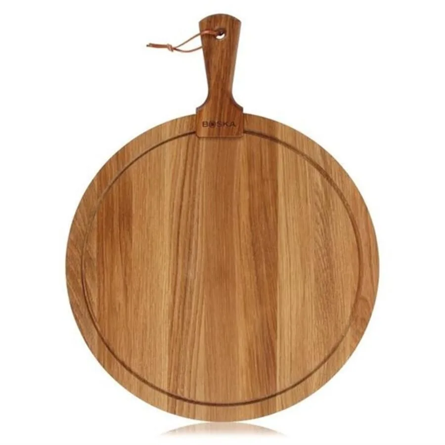 Servierbrett Friends braun Eiche Rund B 52.7 cm