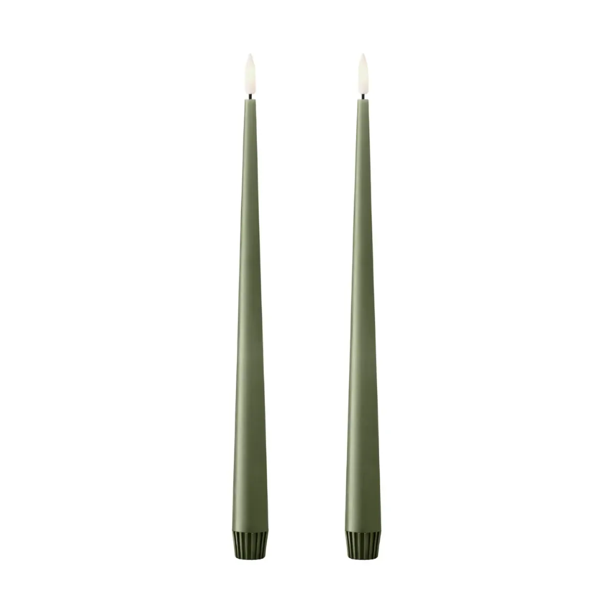 ester & erik ester & erik Stabkerzen LED 2er-Pack 70 Green Soil , 30 cm