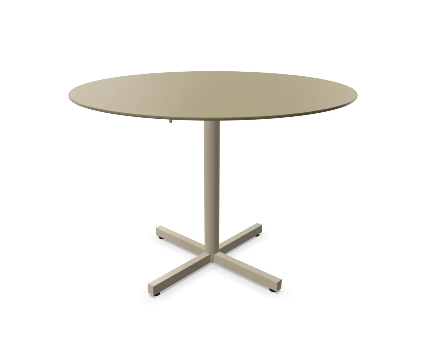 Schaffner Gartentisch Luzern Rund Beige | Schubiger Möbel