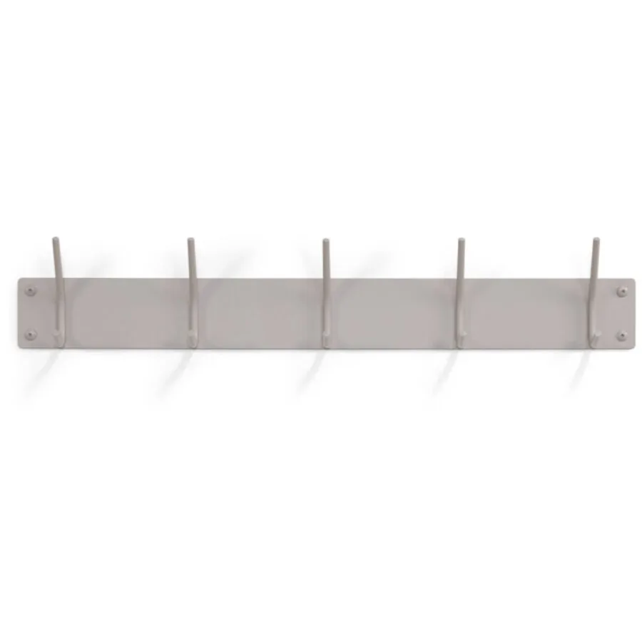 Spinder Design Garderobenleiste Hesta taupe Stahl H 12 cm