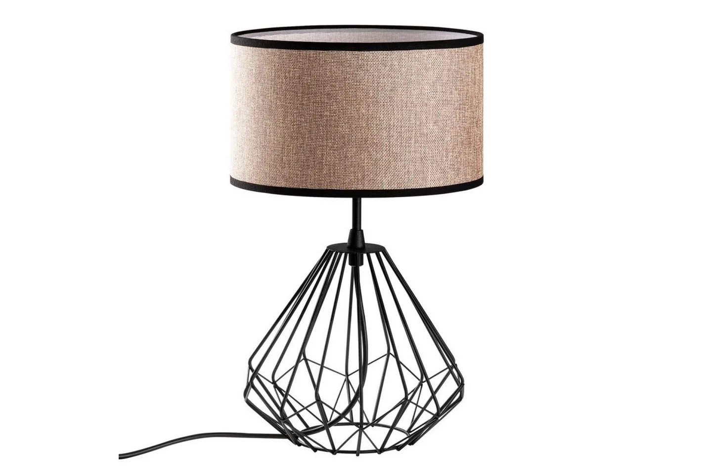 Bordslampa Almasi Mink / Svart - Mink / Svart