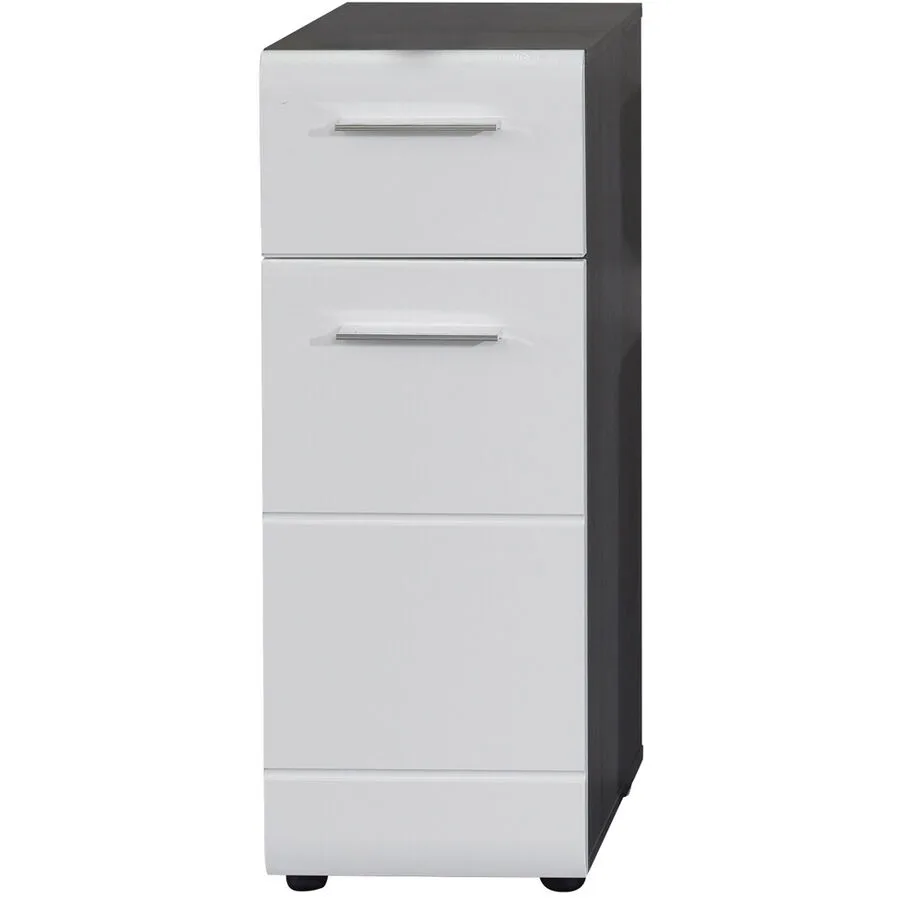 Badezimmerschrank Haim weiss/grau Holzwerkstoff B 30 T 31 H 80 cm