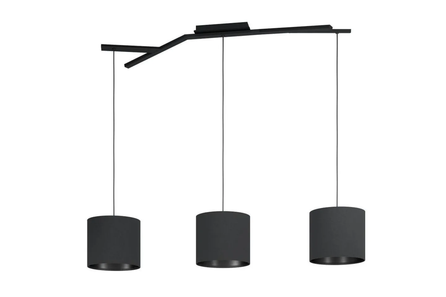Takpendel Eglo Balnario Svart med 3 Lampor -
