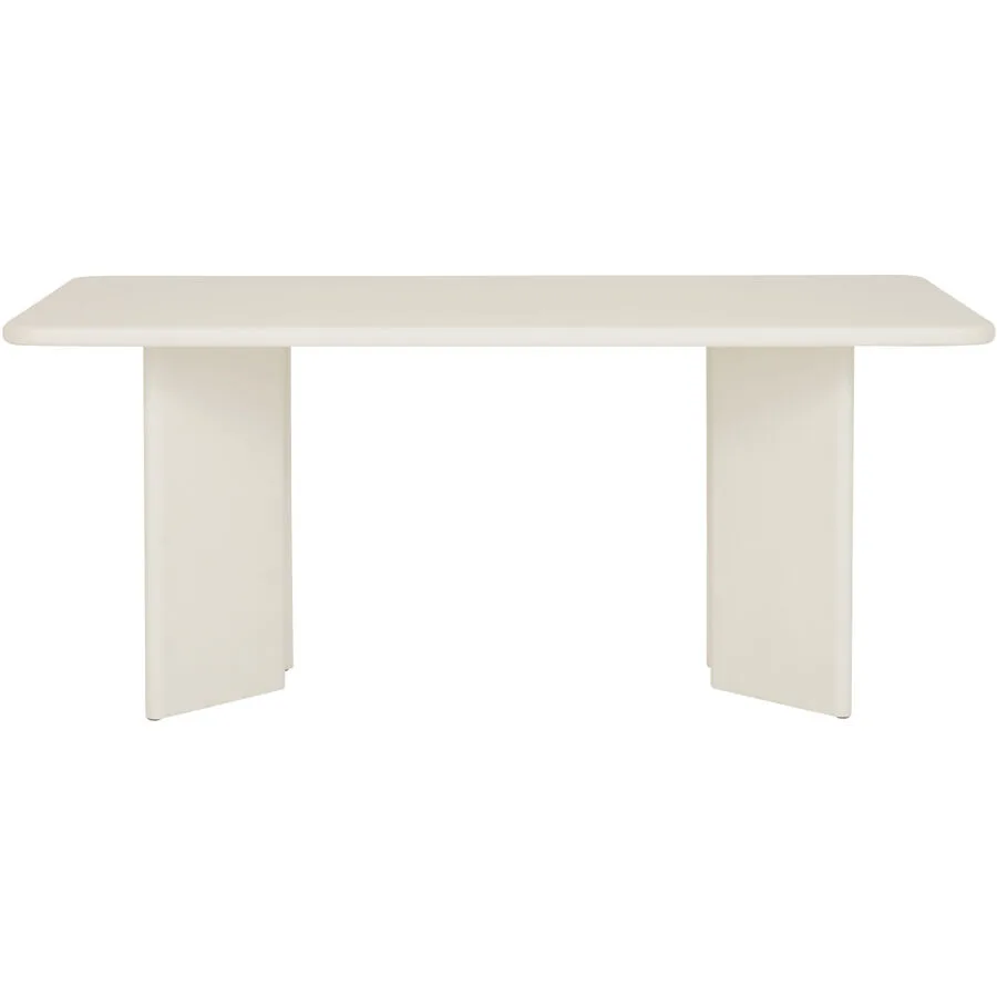 Tisch Lunar Offwhite Holzwerkstoff B 90 T 180 cm