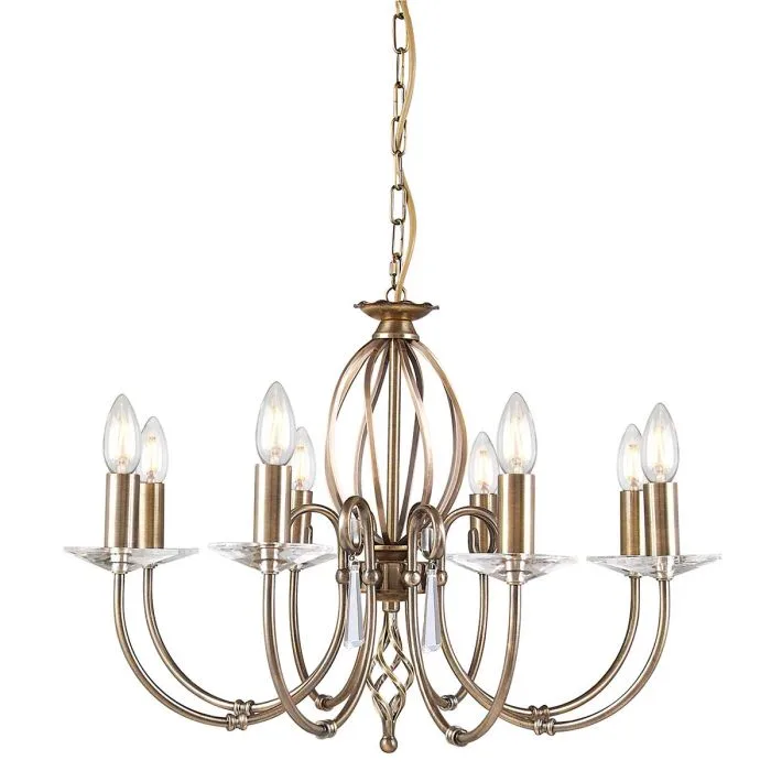 Elstead Lighting - Aegean Ø65 - Taklampa - Antikmässing