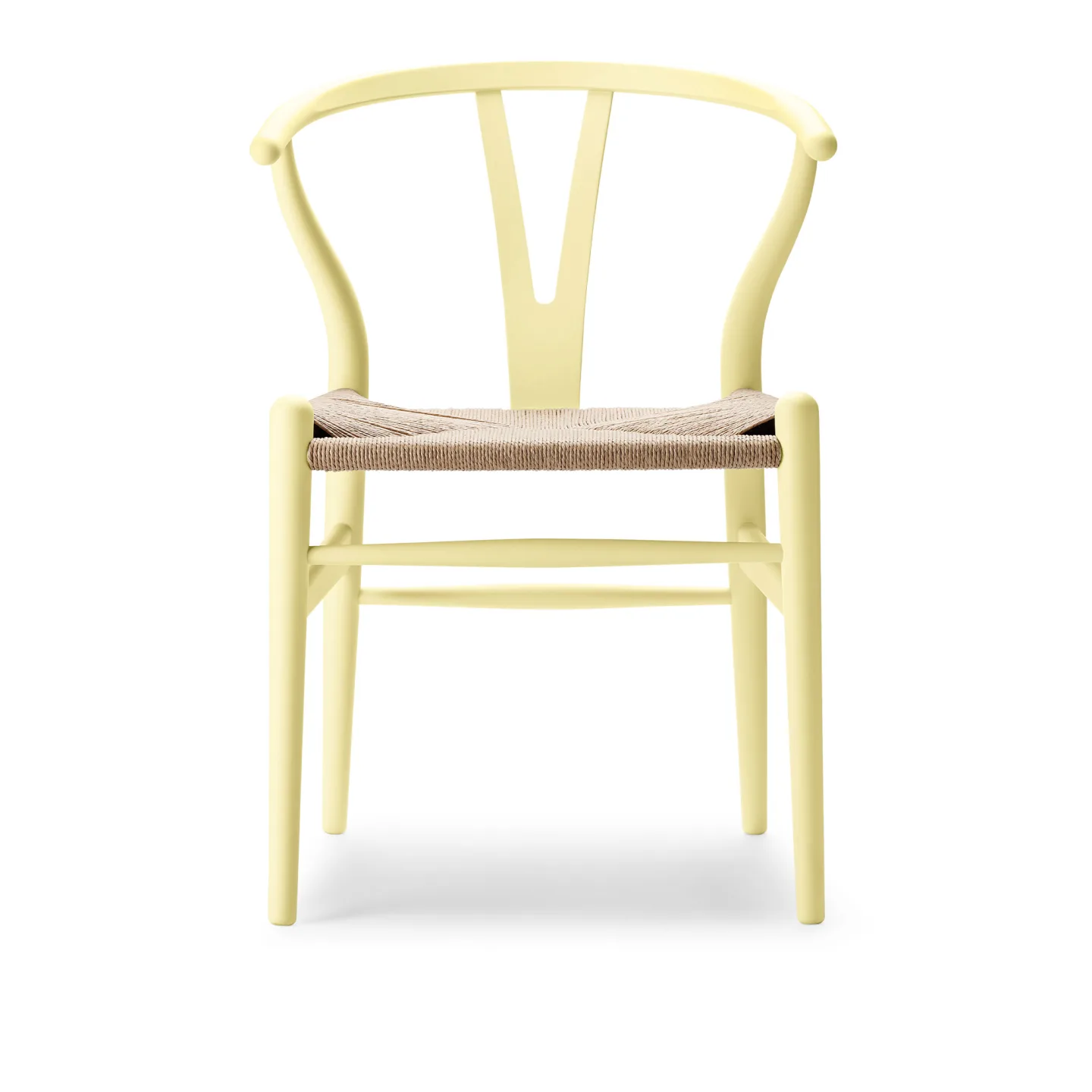 Carl Hansen - CH24 Y-stolen Bok Hollyhock - Matstolar - Hans J. Wegner - Gul - Papper/Trä