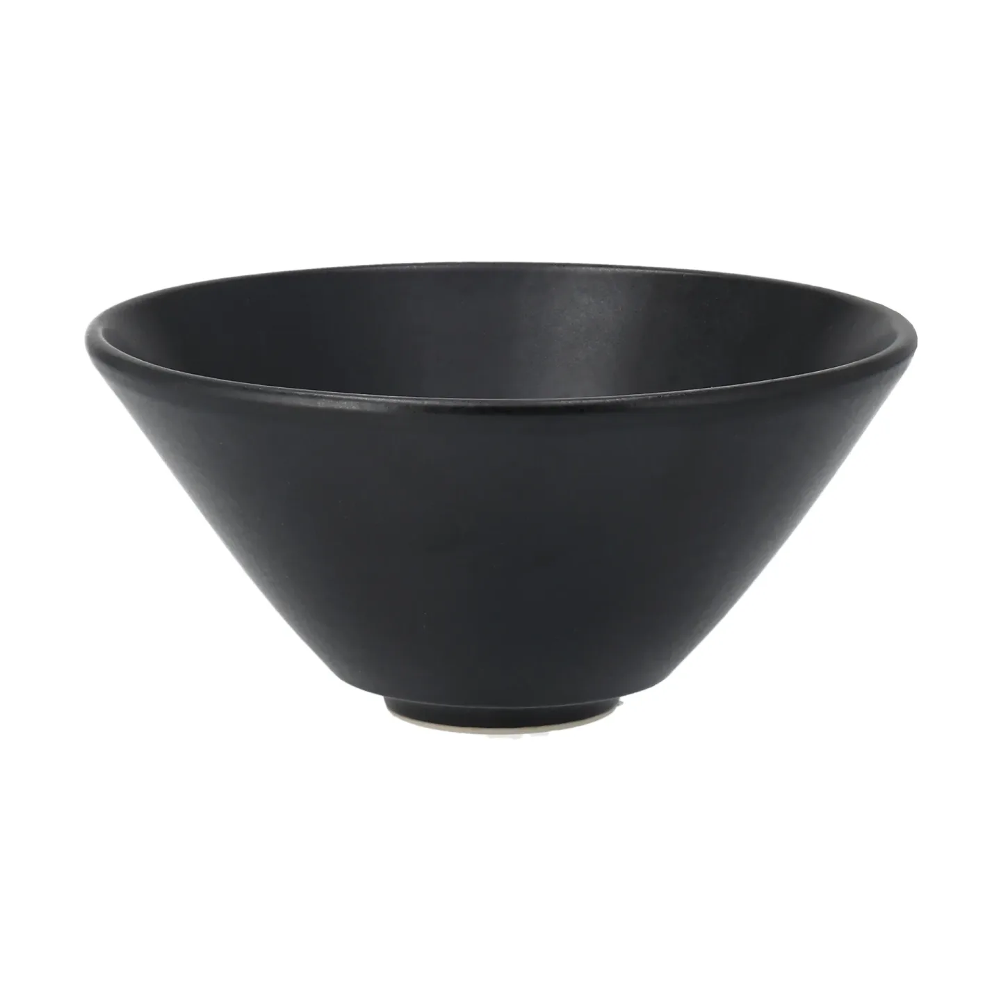 Scandi Living Terra Suppenschale Schwarz Steinzeug, Ø16 cm