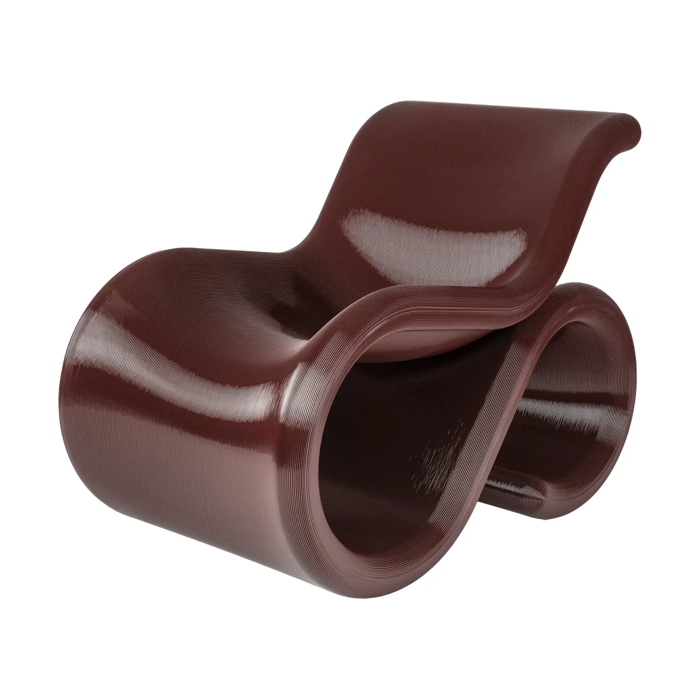 Crème Atelier Éclair chair Loungesessel Kirsche