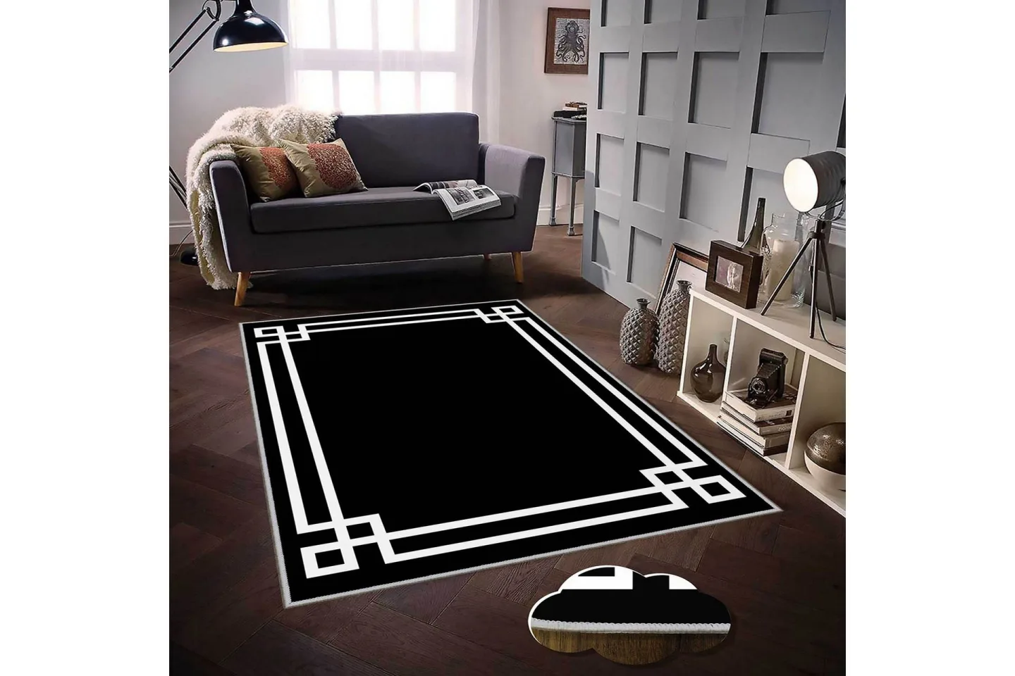 Homefesto Matta 100x150 cm - Multifärgad