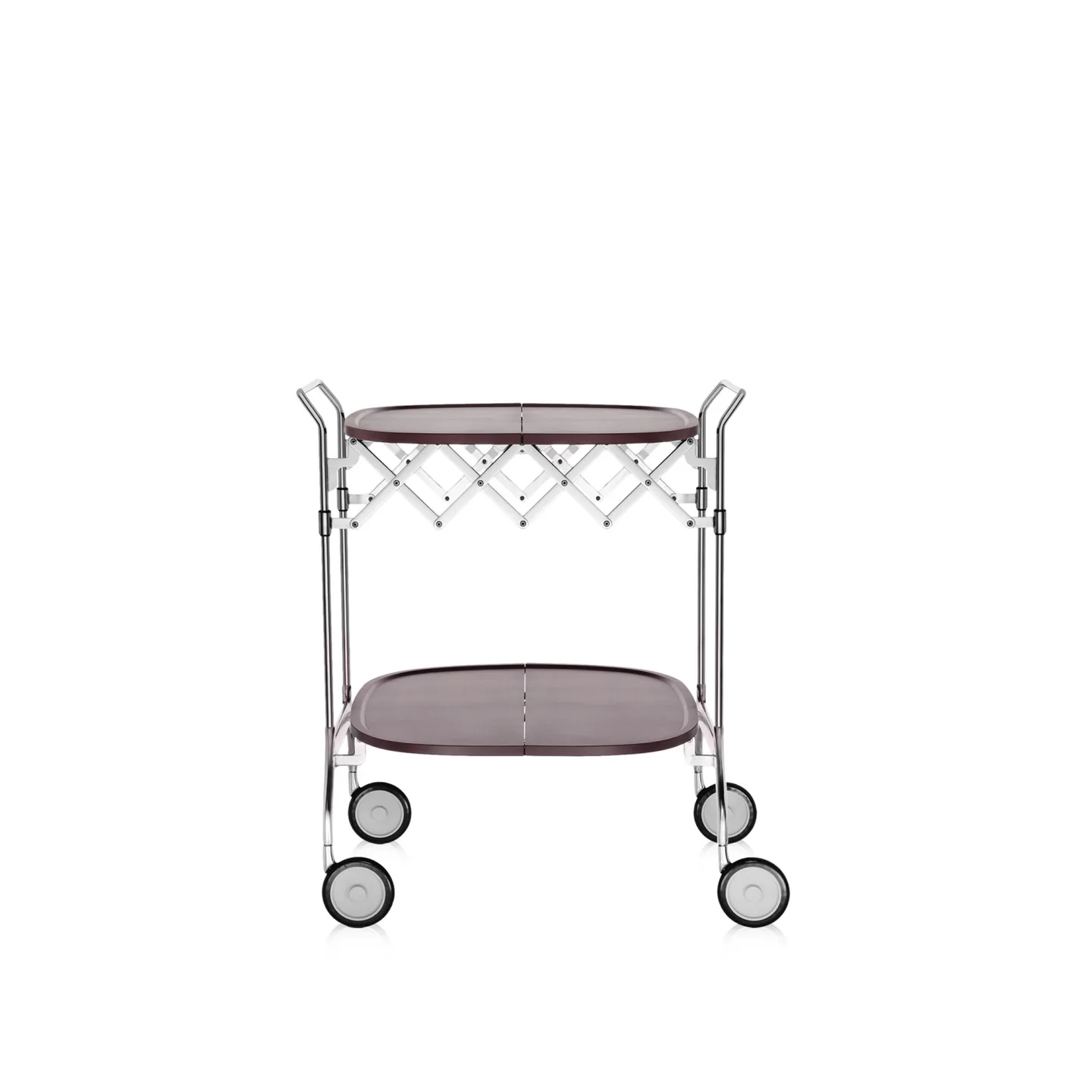 Kartell - Gastone Trolley 4470, Plum, Matt - Serveringsvagnar - Antonio Citterio - Lila - Metall/Plast