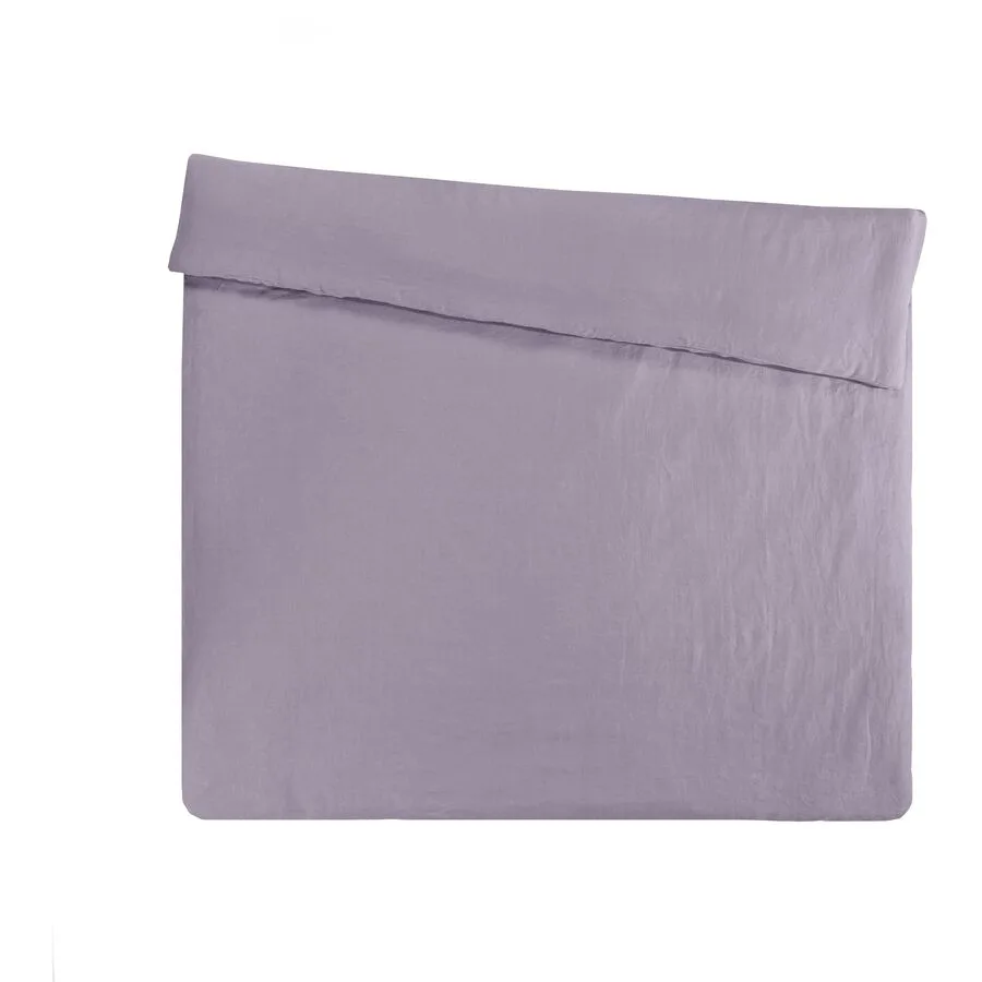 Duvetbezug Leana Lila Leinen 210 cm 200 cm - Material: 100% Leinen