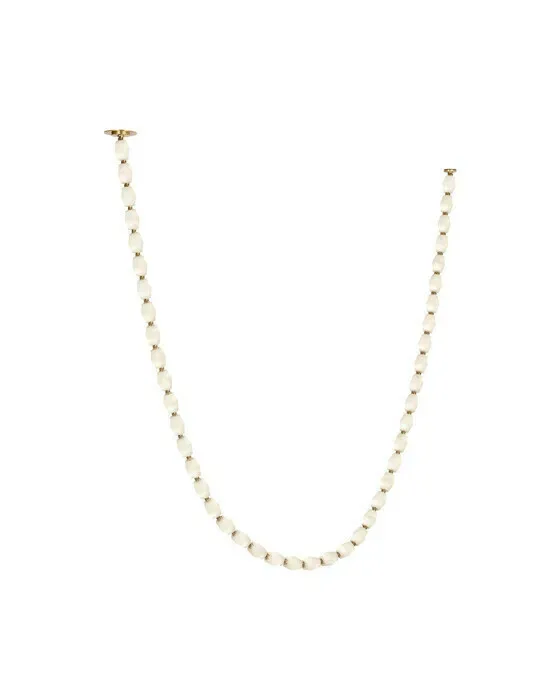 Collier Alabaster 132 Chandelier Antique Brass 2700K