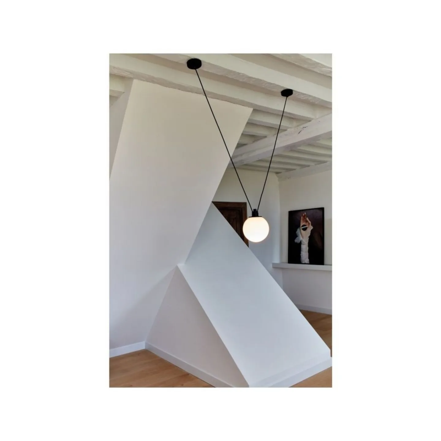 323 Taklampe Ø175 Glass - Lampe Gras - Stue - Metall
