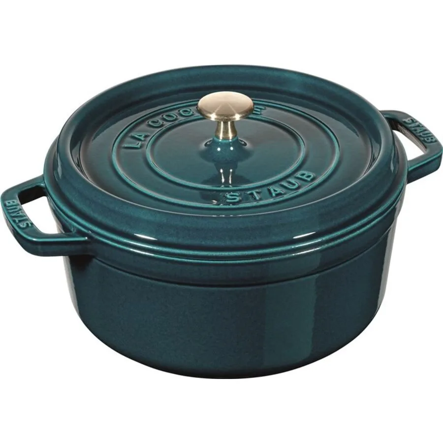 Gusseisen-Topf STAUB meeresblau Gusseisen B 30.3 cm 3.7 l