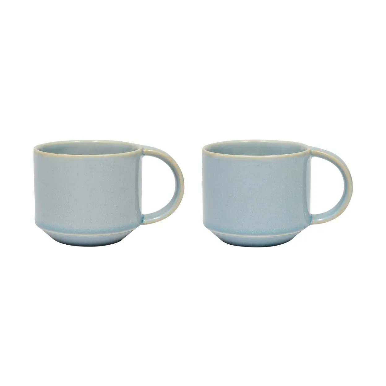 OYOY Yuka Tasse 2er Pack Ice blue