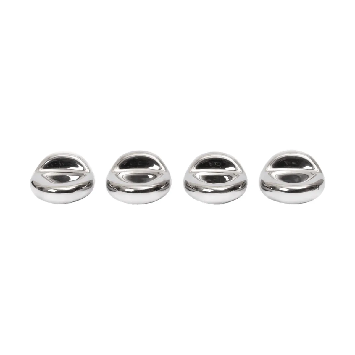 Ferm Living Nube Topffüße 4er Pack Silber