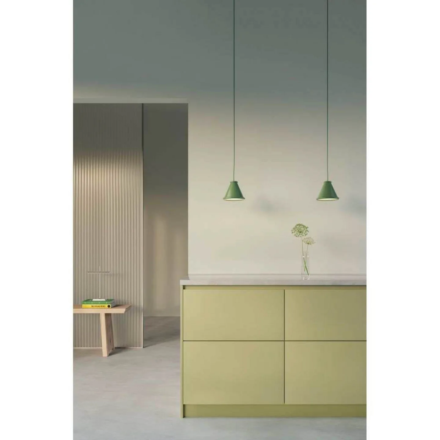Belle pendellampe Ø15 Reseda Green - Belid - Spisestue - Metal