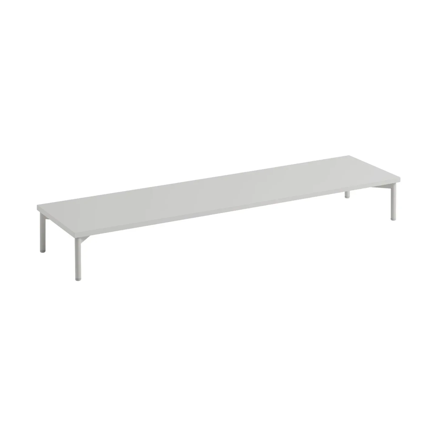 Muuto Stacked Aufbewahrungssystem Podium mit Tube Base Grey/Grey