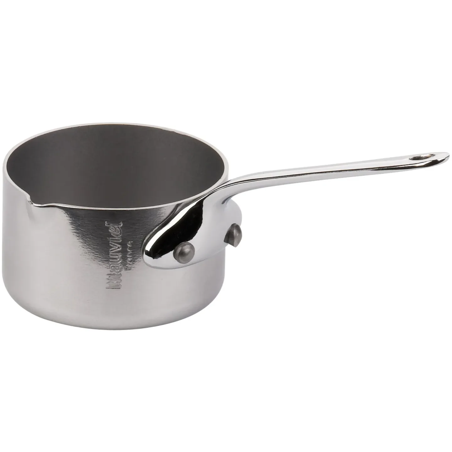 Mauviel Kasserolle mit Ausguss Mini Cook Style 5 cl Stahl
