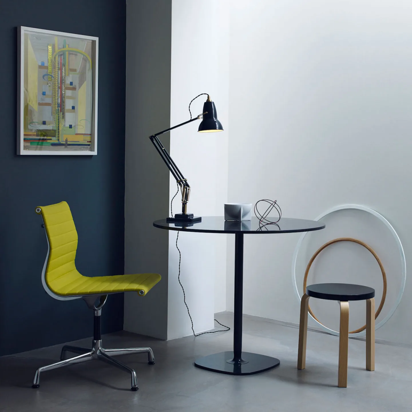Original 1227 Brass Skrivebordslampe Jet Black - Anglepoise - Arbeidsrom / kontor - Industriell - Metall - Med en lyskilde
