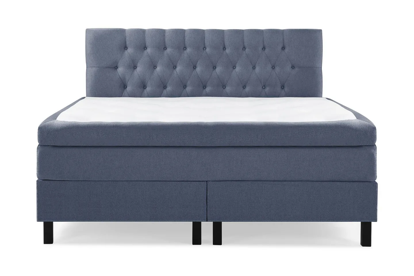 Lucky Komplett Sängpaket 180x200 Polyeter Diamant - Mörkblå