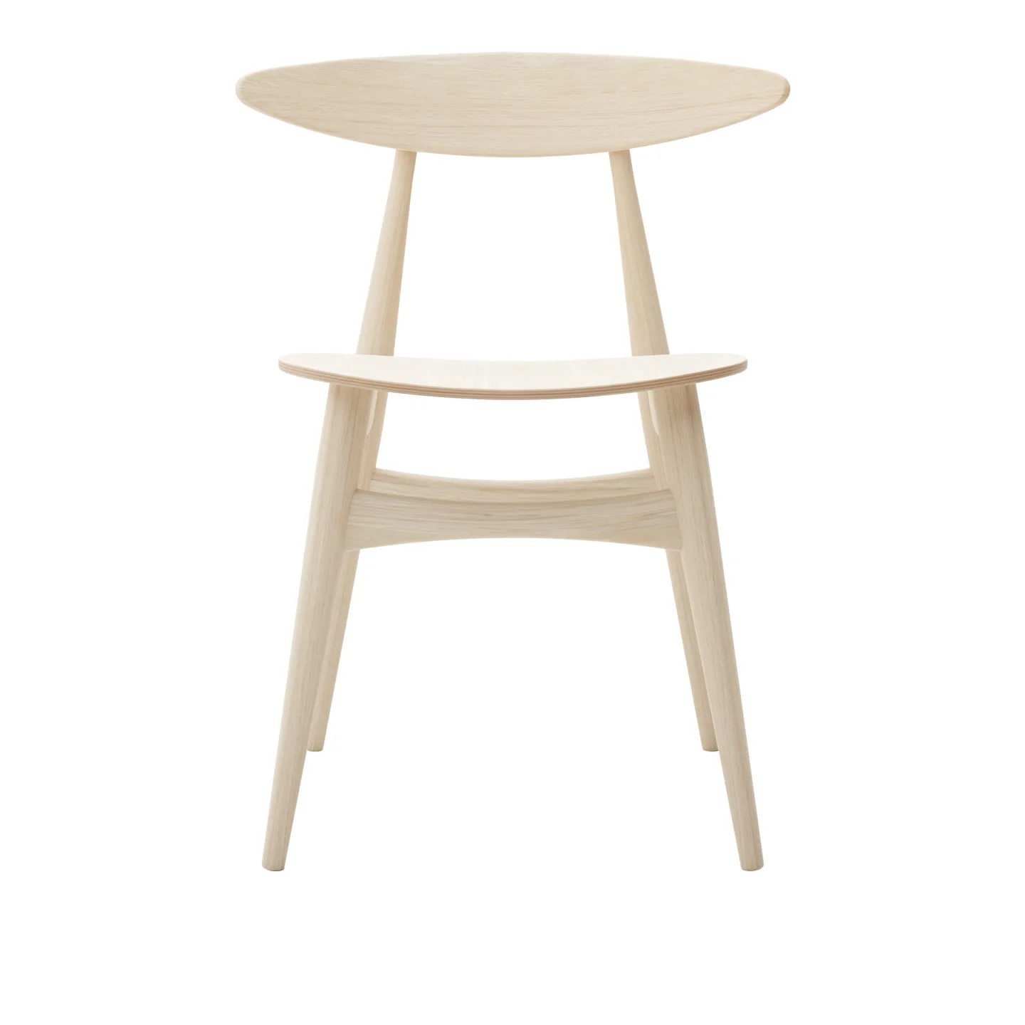 Carl Hansen - CH33T, Tvålad Ek - Matstolar - Hans J. Wegner - Träfärgad - Trä