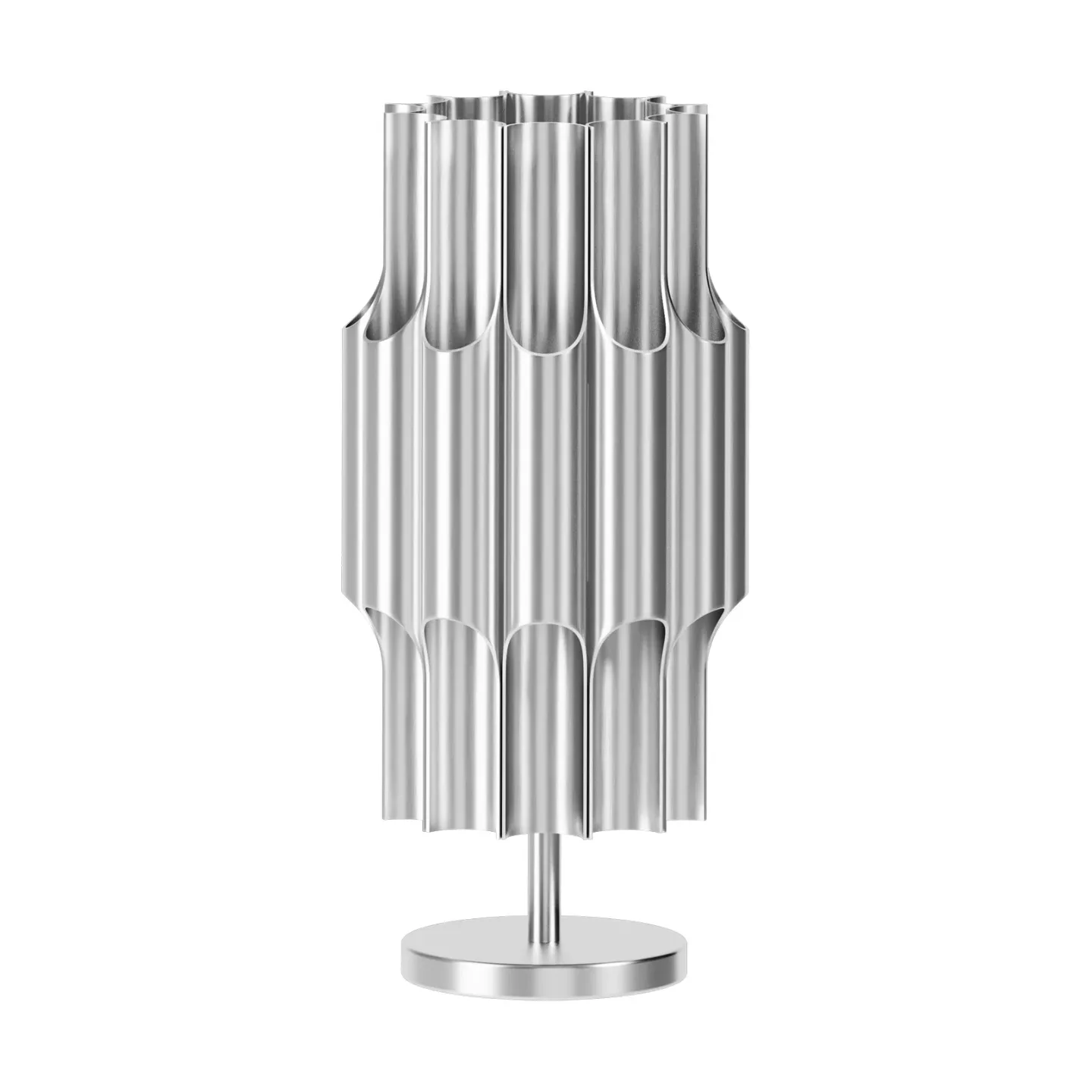 LYFA Pan 120 bordslampa Aluminium
