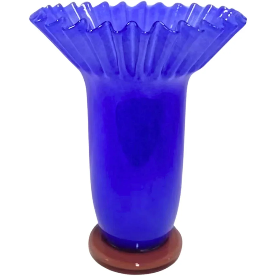 Vase Myko Blau Papier 33 cm