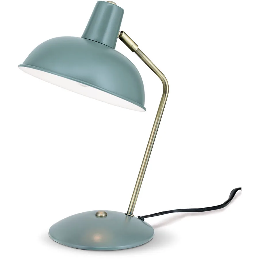 Tischlampe Fedra Grün Stahl 20 cm 37.5 cm