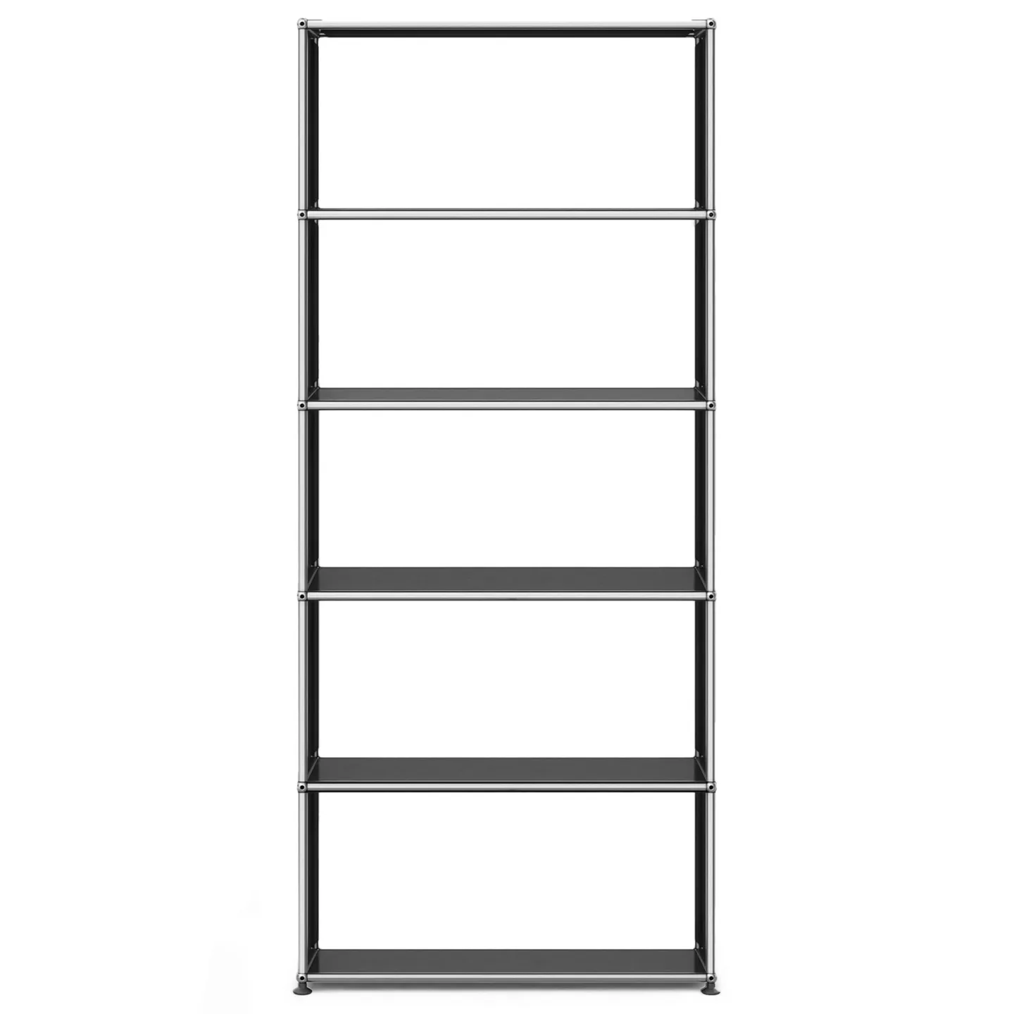 USM - USM Haller 108 Shelving Graphite Black - Hyllor & Hyllsystem - Fritz Haller & Paul Schärer - Svart - Metall