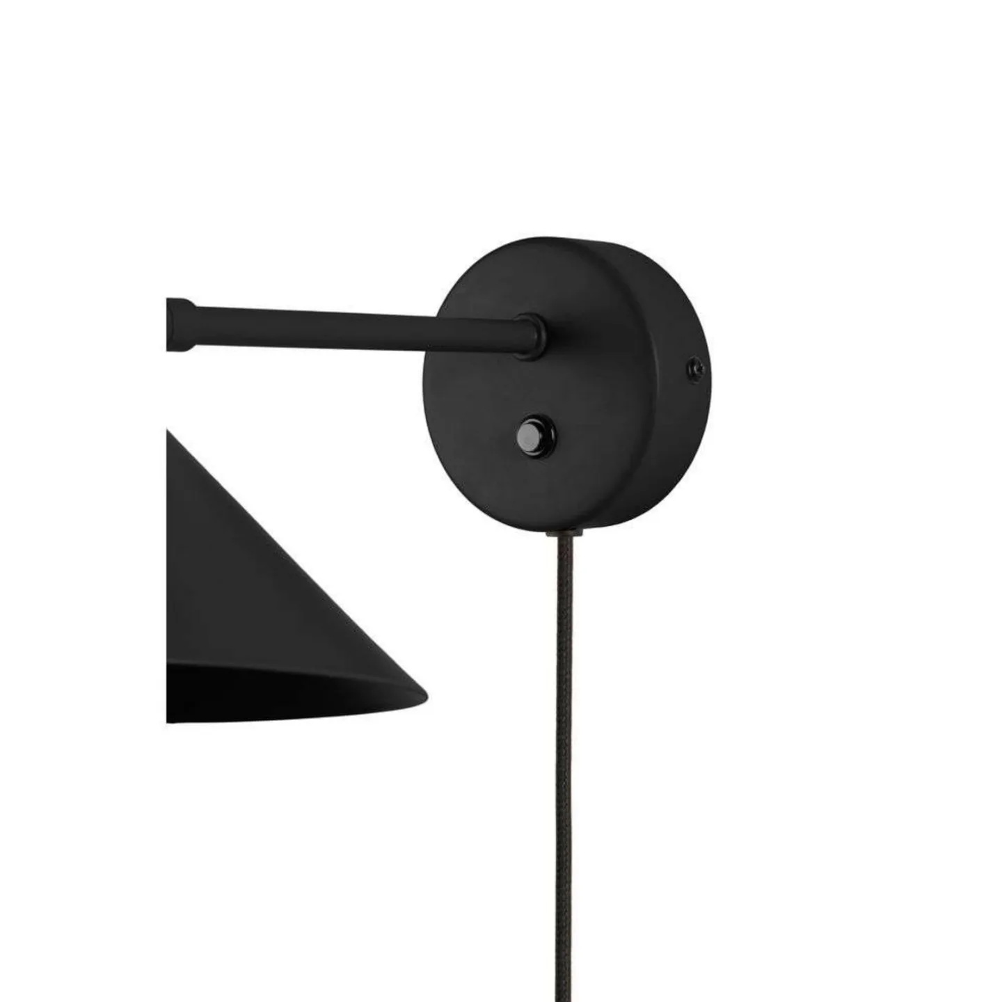 Cannes 20 Wandleuchte Black - Globen Lighting - Wohnzimmer - Design - Metall - Einflammig