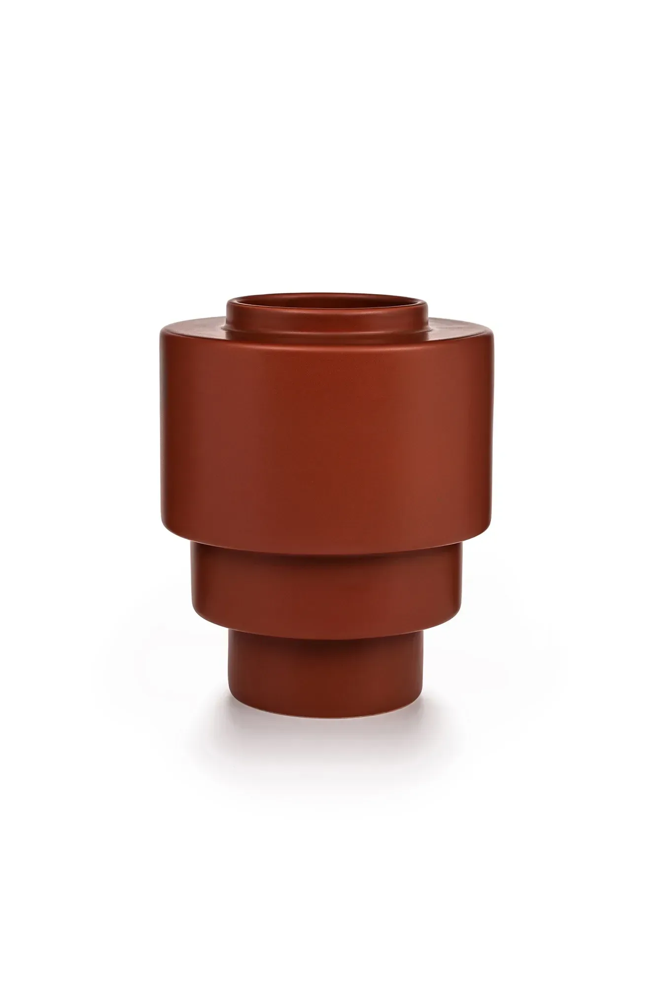 Akka Keramikvase Rot 19,5 cm