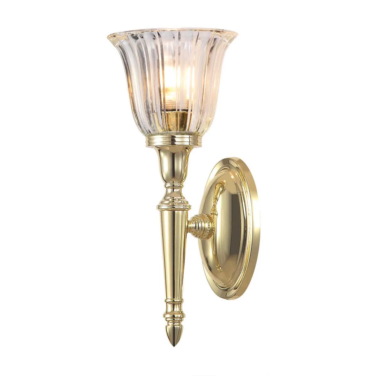 Elstead Lighting - Dryden 33cm - Badrumslampa - Polerad mässing