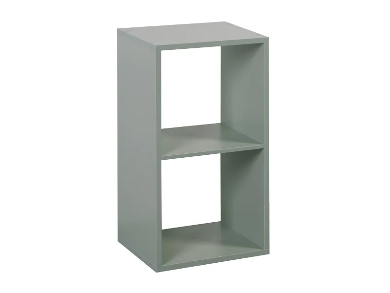 Regal CUBO 29.5x39.5x72.8cm 2 Fächer grün