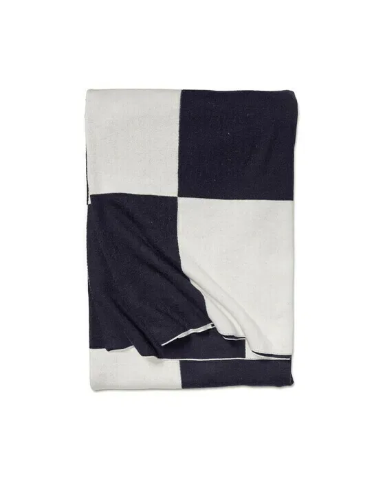 Square plaid navy