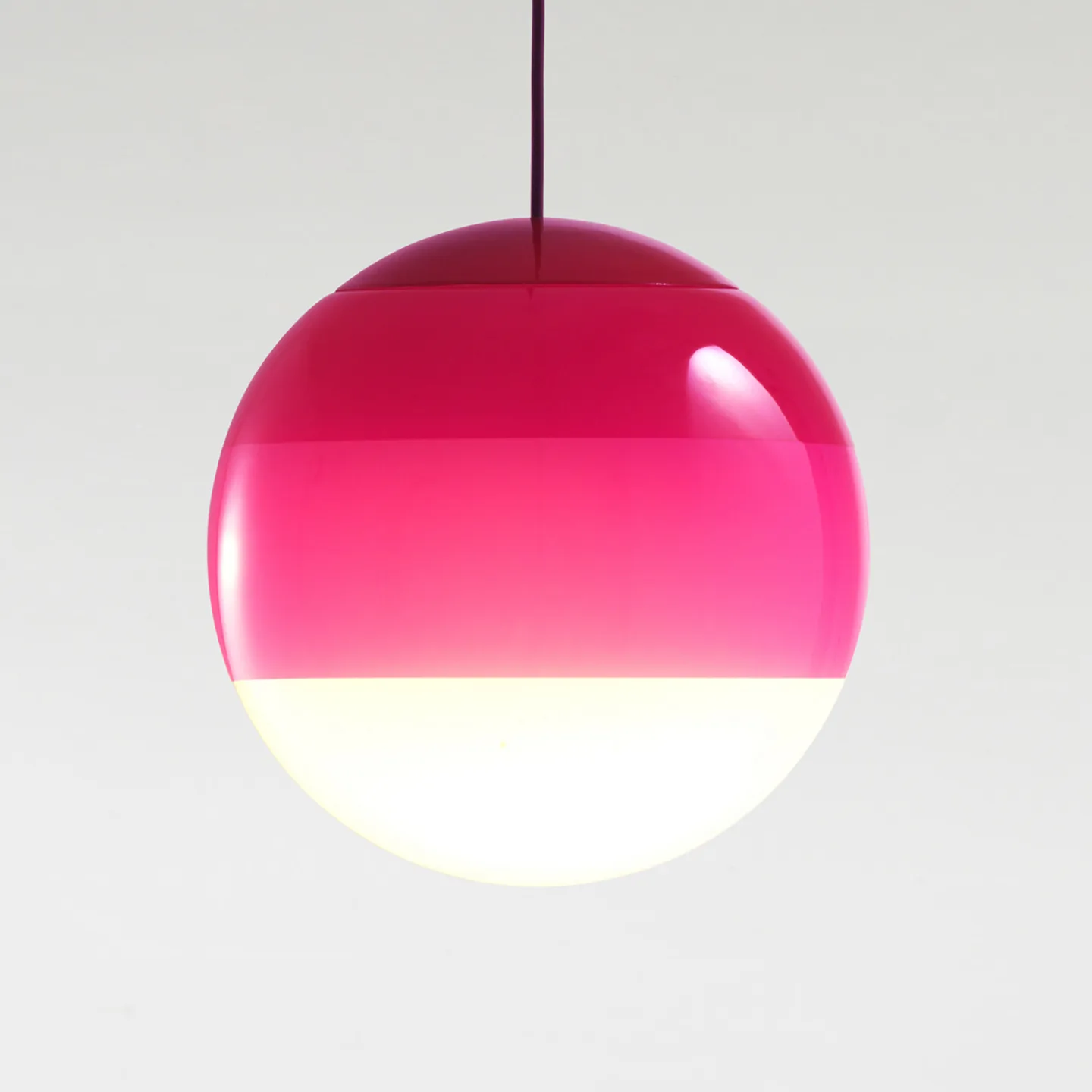 Dipping Light 30 Pendelleucte Pink - Marset - Wohnzimmer - Design - Glas - Kugel