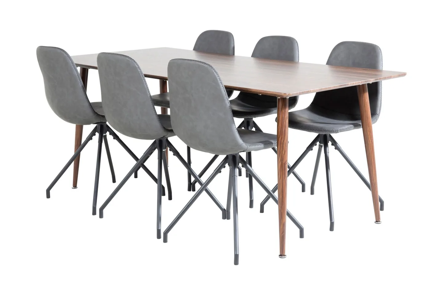 Ypas Matbord 180 cm med 6 st Ypas Matstol -
