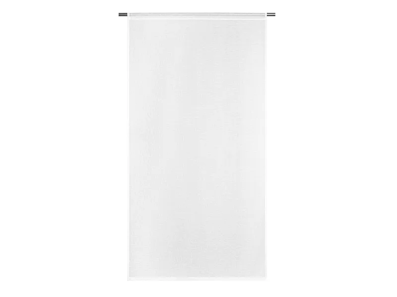 Scheibengardinen AMÉO 80x160cm kleiderstangegriff durchsichtig weiss