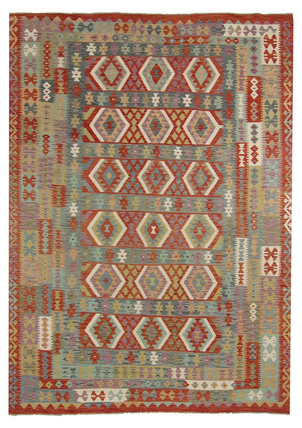 Orientalsk kelimteppe 344 x 246 cm (Størrelse: 344 x 246 cm)