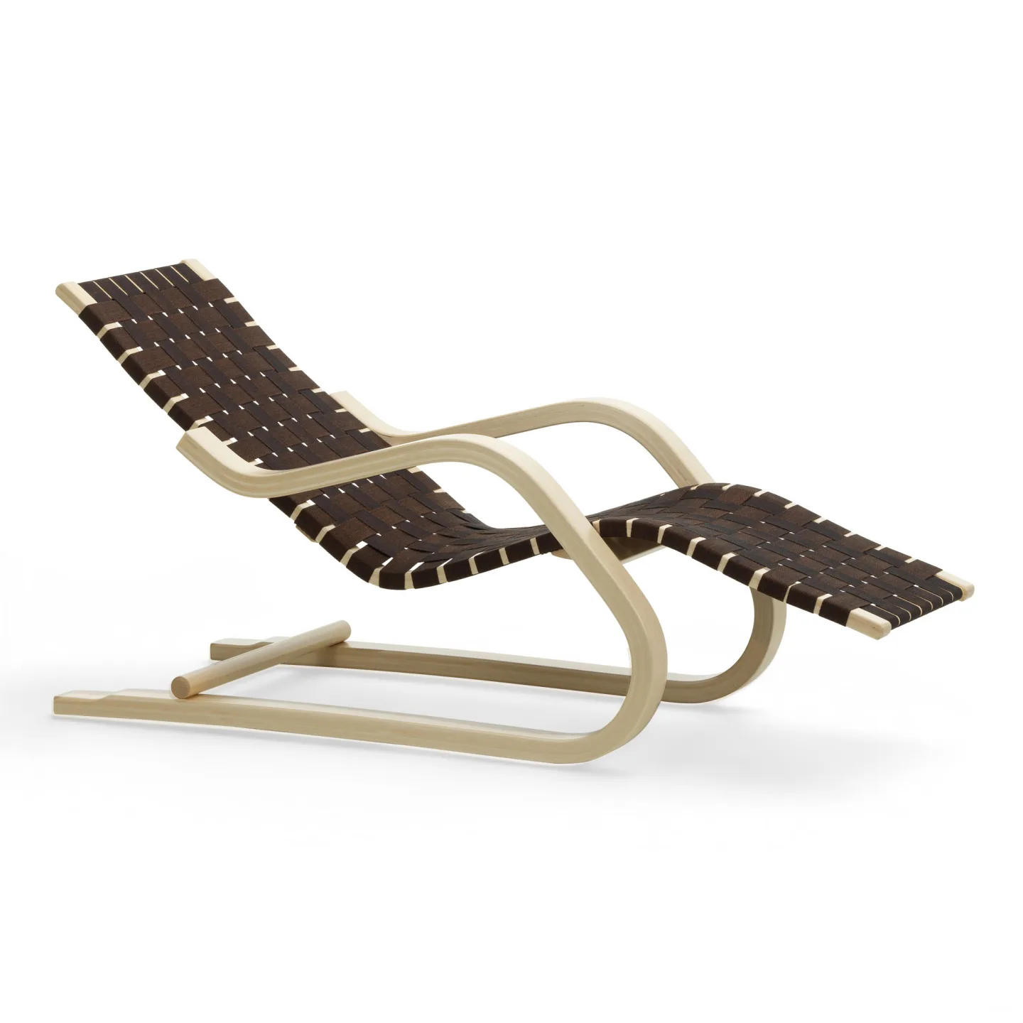 Artek - Lounge Chair 43 Black Brown - Fåtöljer - Alvar Aalto - Brun - Trä/Textilmaterial
