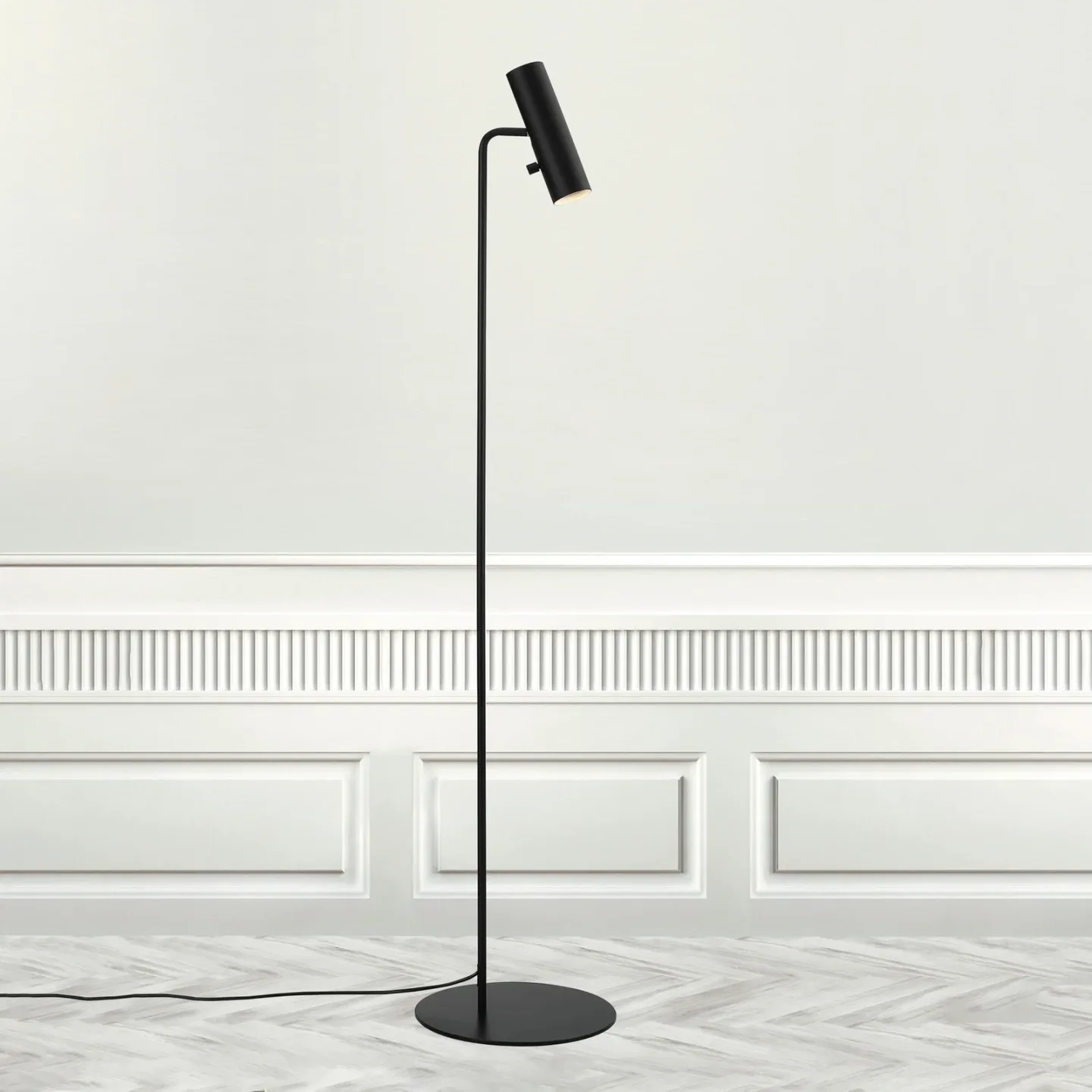 MIB 6 Stehleuchte Black - DFTP DFTP by Nordlux - Wohnzimmer - Modern - Metall - Einflammig