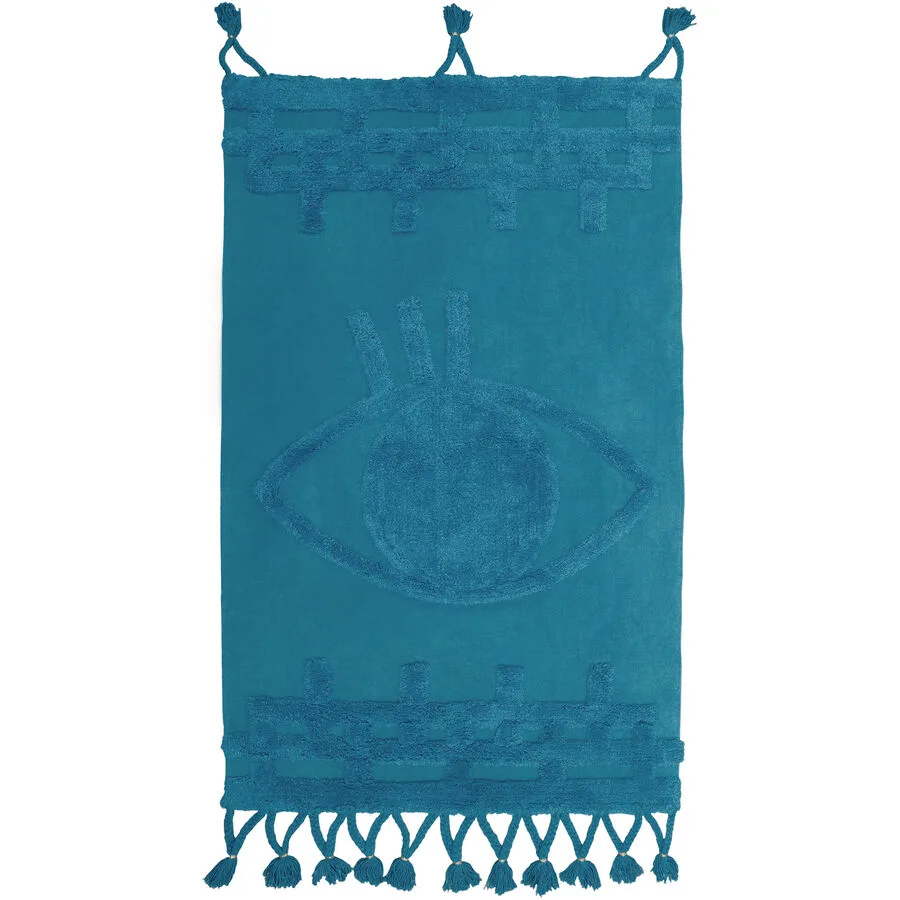 Wanddekoration Cristopher blue Baumwolle 70 x 120 cm
