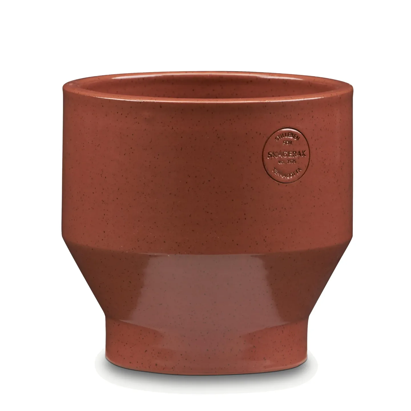Fritz Hansen Edge kruka (inomhus) Ø18 cm burned red