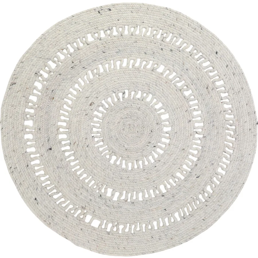 Teppich Journey Natural Wolle 110 x 110 cm