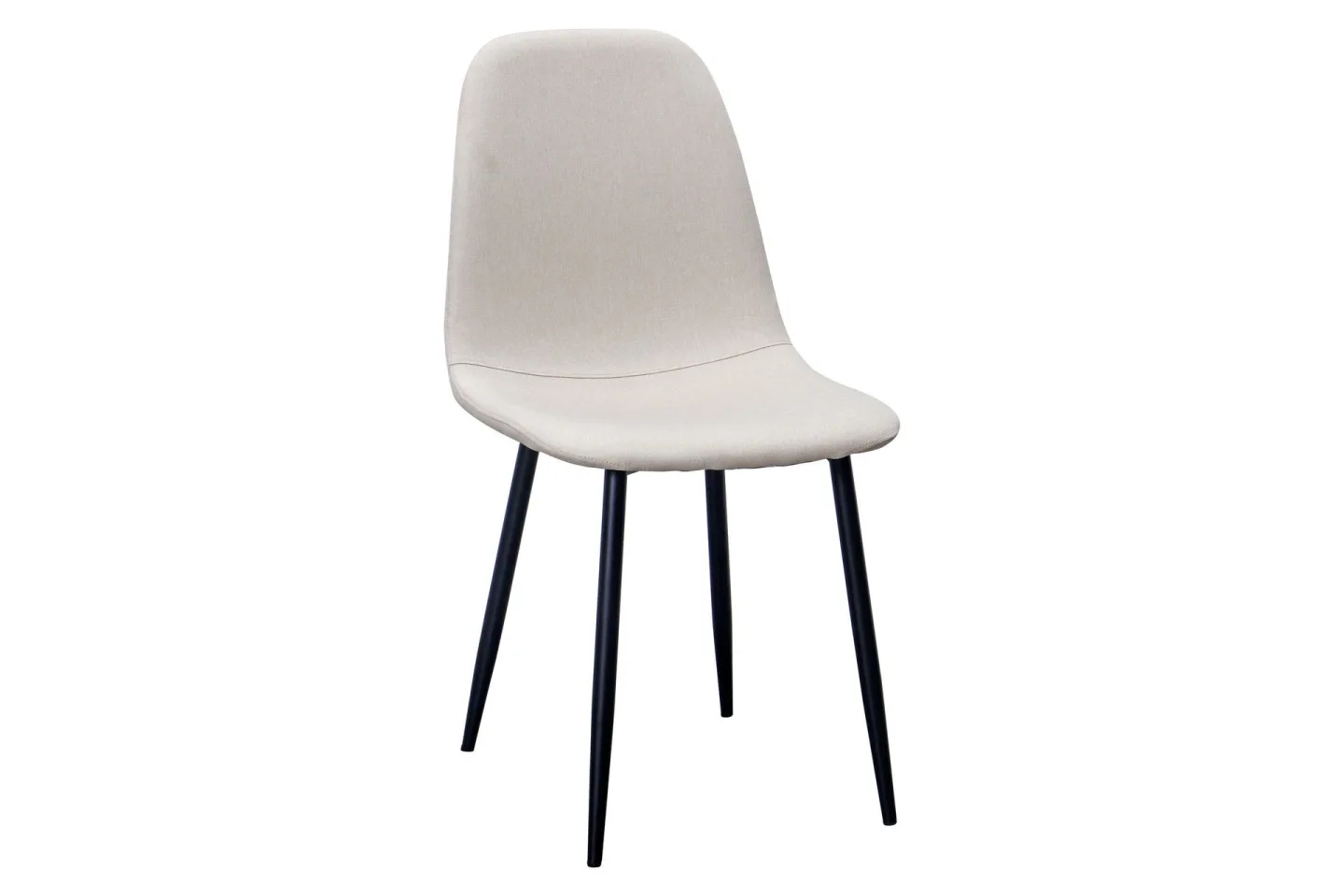 Nibe Matstol - Beige/Metallben Svart