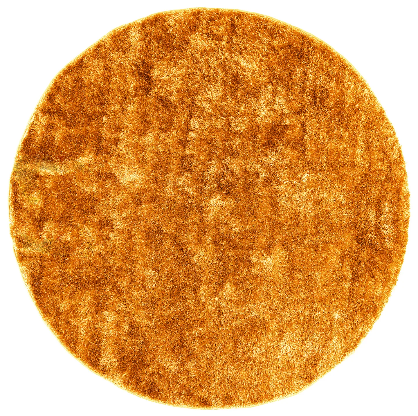 Runde tepper - Cosy (ocher) (Størrelse: Ø 120 cm)