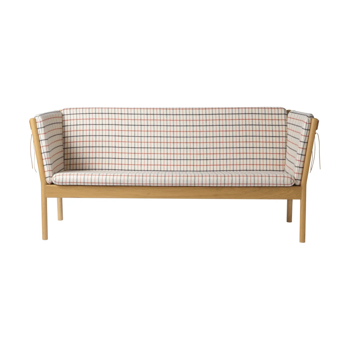 FDB Møbler L45 MK154 Sofa Lackierte Eiche-Stoff beige