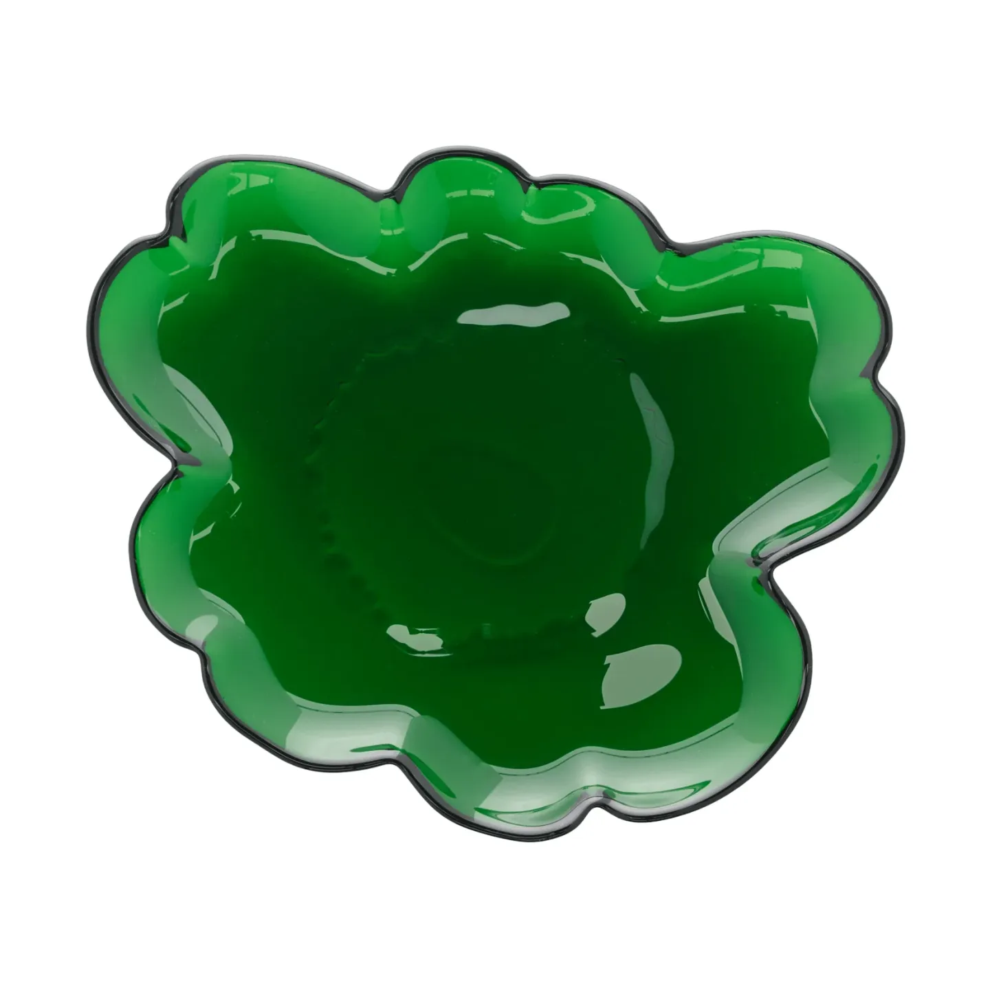 Marimekko Unikko Glasteller 20 cm Grün